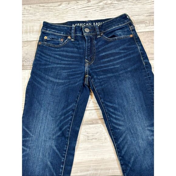 American Eagle next level flex slim straight jeans size 26 - Picture 2 of 12